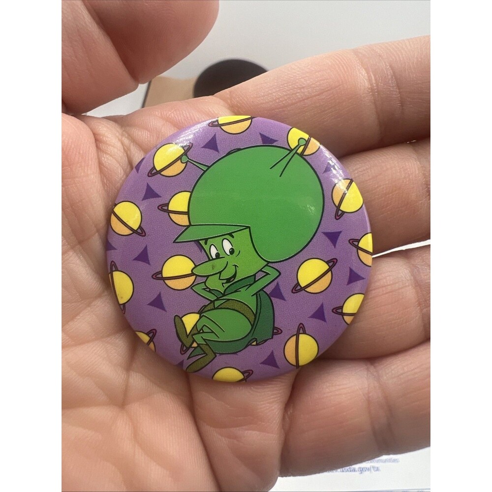 Vintage The Flintstones Great Gazoo Pinback Button Pin 1994 Hanna Barbera